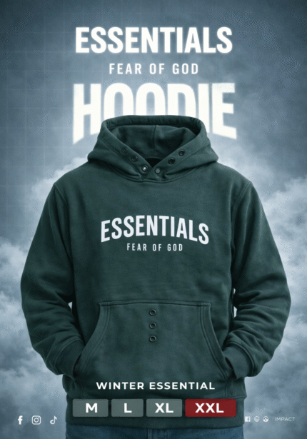 ESSENTIALS Fear of God – Winter Essential Luxury Hoodie